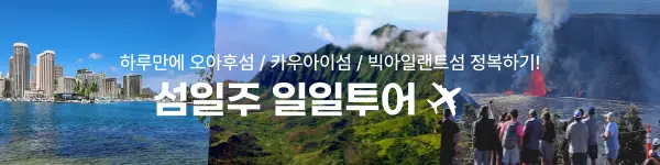섬일주 일일투어 모음