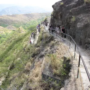 다이아몬드 헤드 트래킹 시작